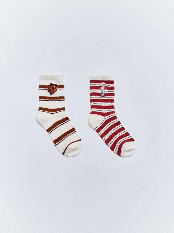 Набор детских носков SELA x Союзмультфильм, разноцветный, арт. 35144