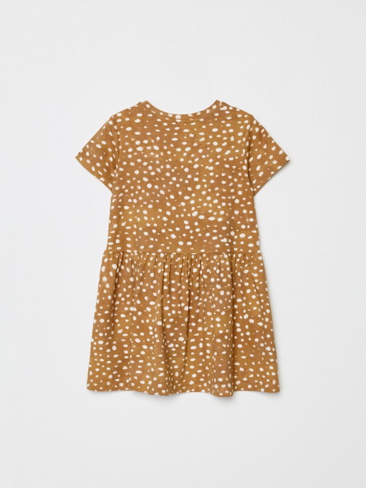 трикотажное платье с принтом для девочек 4610517160621 по акции