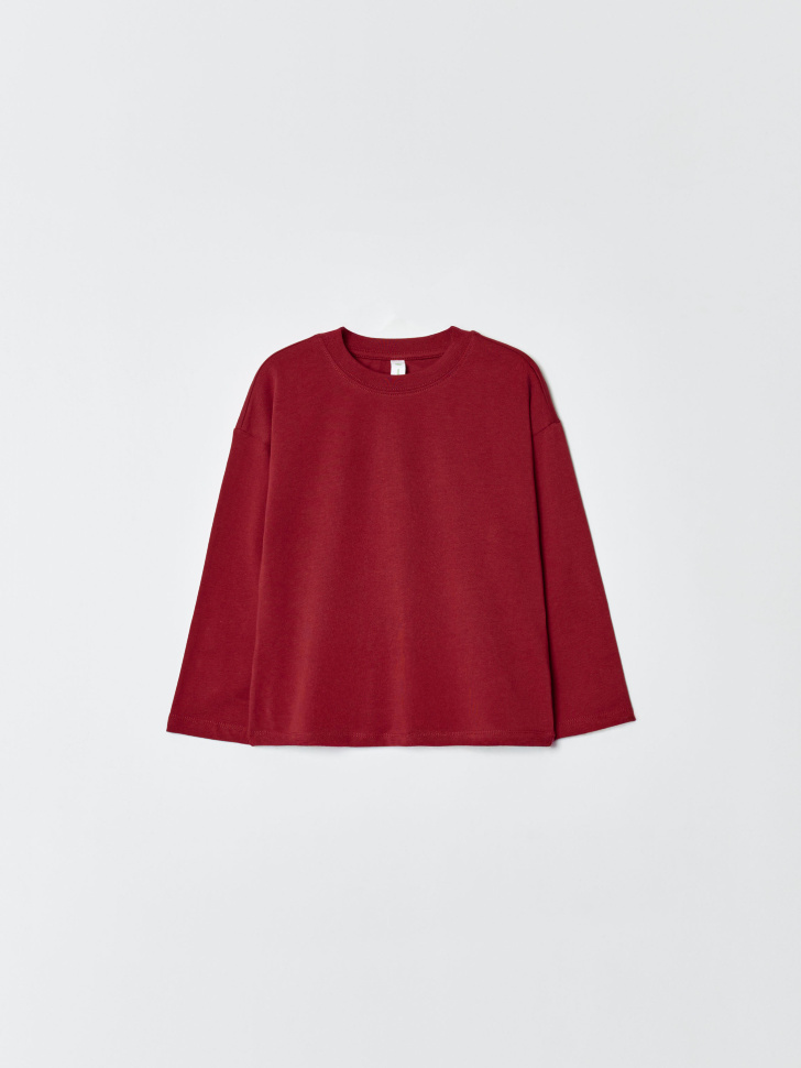 базовый лонгслив оверсайз детский по цене 799 руб вид справа