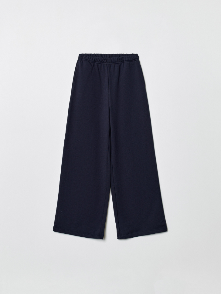 брюки из футера от бренда sela вид слева