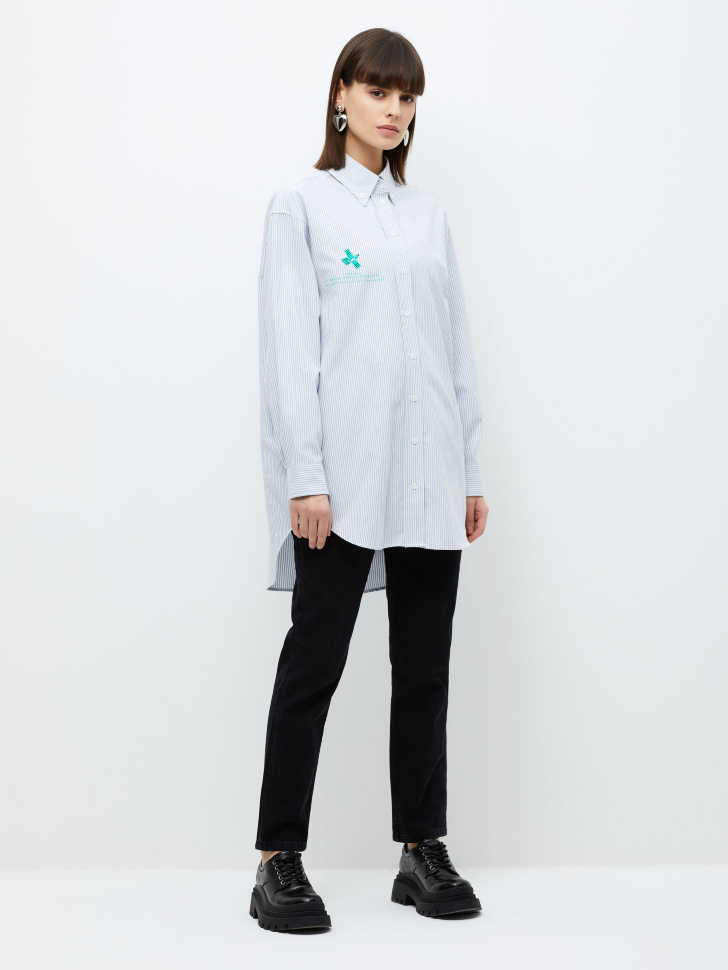 Базовые джинсы mom fit (черный, S)