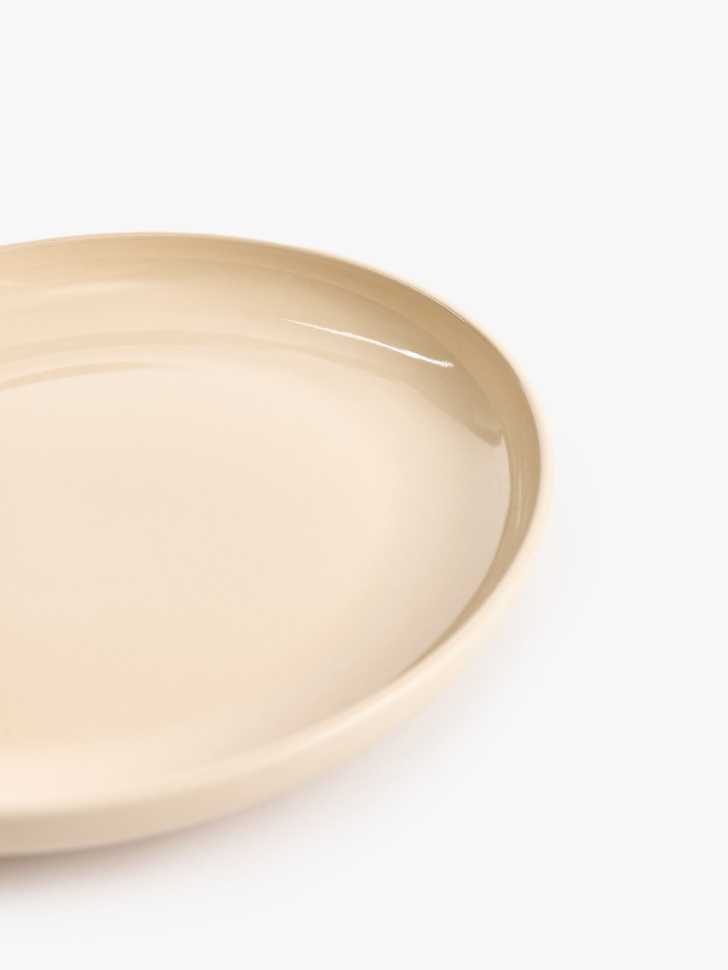 обеденная тарелка из каменной керамики по цене 1299 руб вид справа