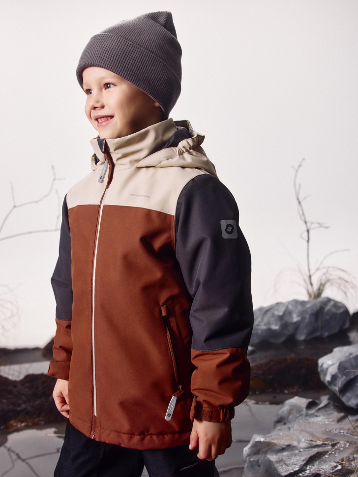 Куртка SELA из технологичной мембранной ткани seladrytex для мальчиков, арт. 36707