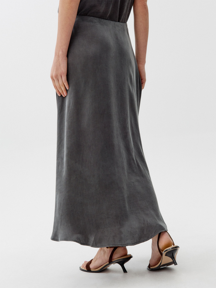 юбка миди из лиоцелла и вискозы по цене 5599 руб вид справа