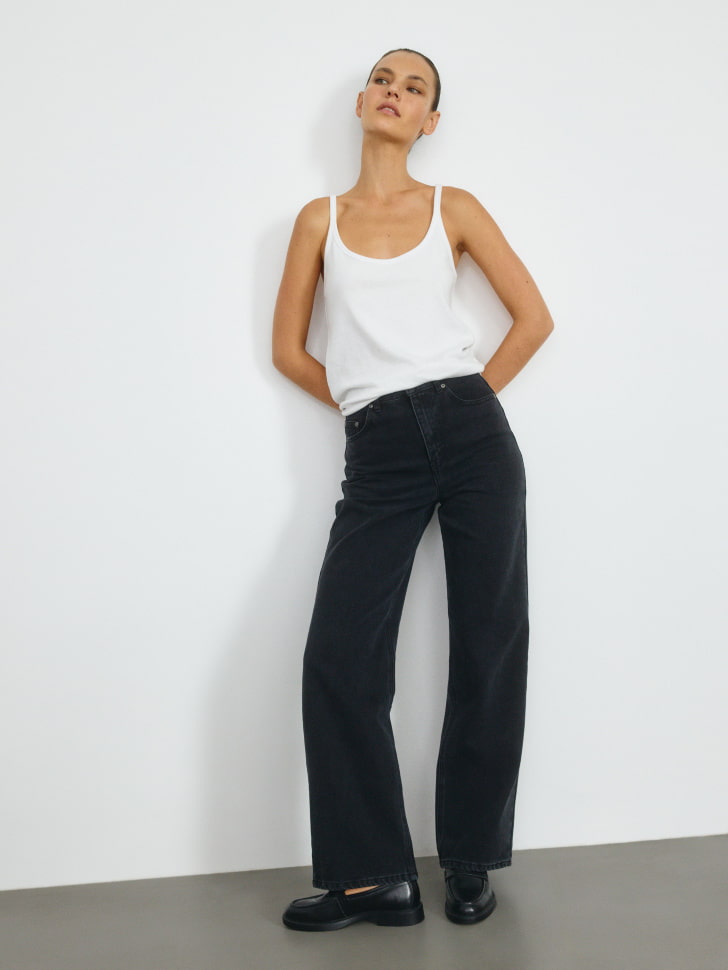 

Джинсы WIDE LEG