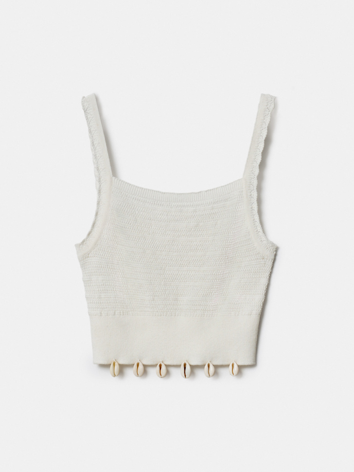 Блузка SELA для девочек, белый, арт. 51499