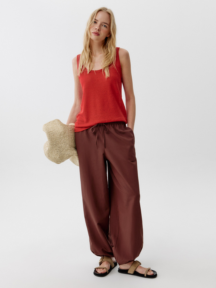 Брюки-шаровары Sela, коричневый, арт. 52364