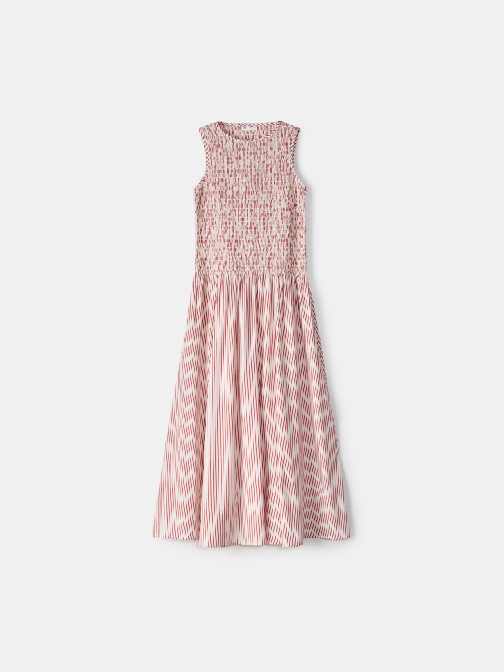 Платье миди Sela без рукавов, красный, арт. 54737