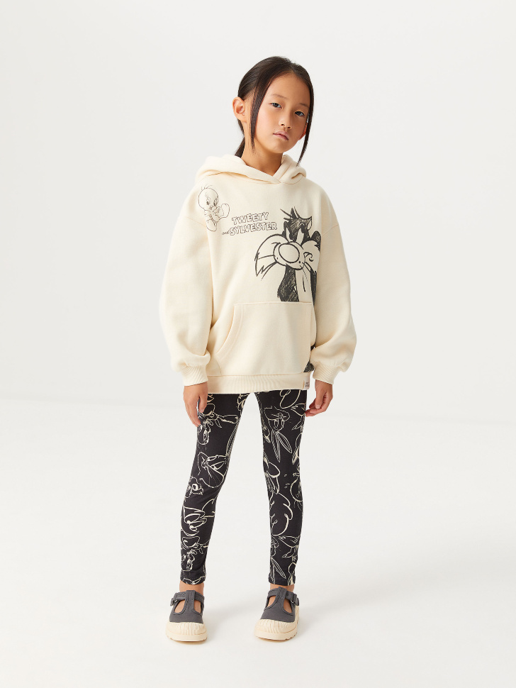 

Леггинсы с принтом LOONEY TUNES для девочек, Серый