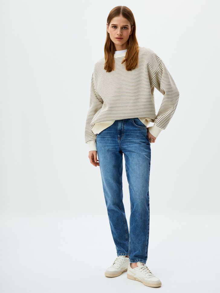 Джинсы 404 MOM FIT из органического хлопка. Фото №5