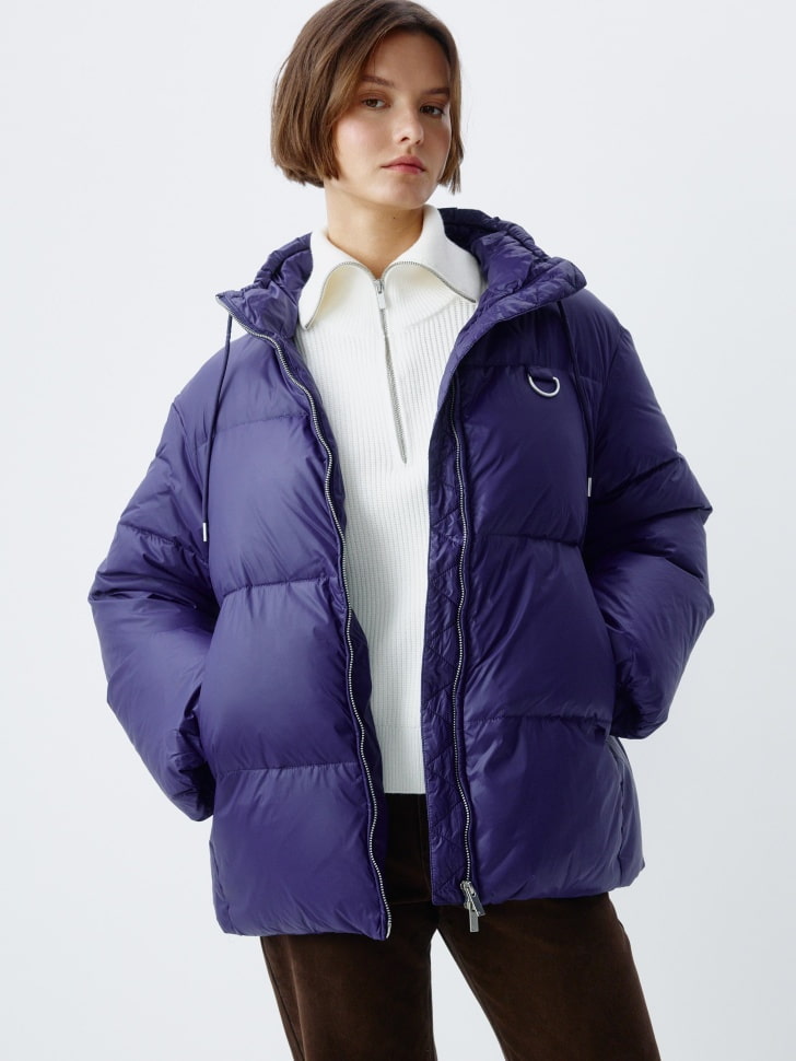 стеганая куртка с натуральным утеплителем пух-перо 4680798798905 по распродаже