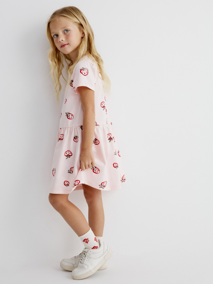 Трикотажное платье SELA с принтом, арт. 32294