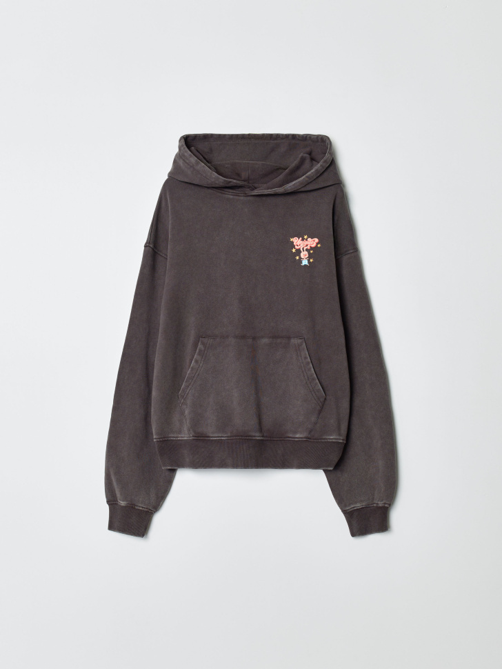 Худи SELA x Союзмультфильм, серый, арт. 35063