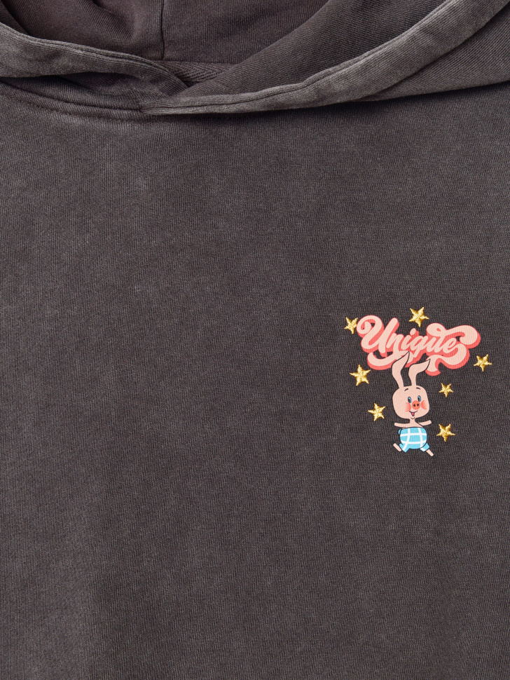 худи с принтом  x союзмультфильм от бренда sela вид слева