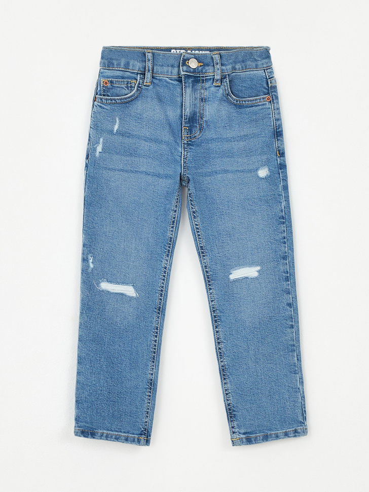 Прямые джинсы для мальчиков (голубой, 92)