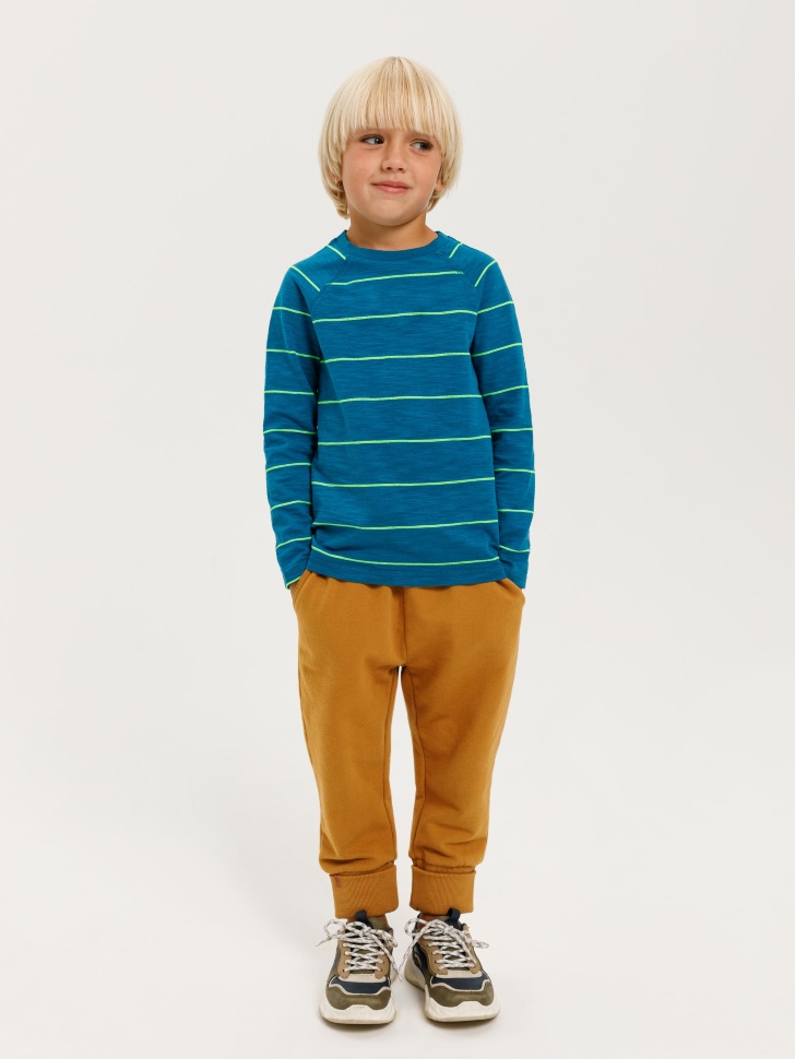 Лонгслив для мальчиков (синий, 104/ 4-5 YEARS)