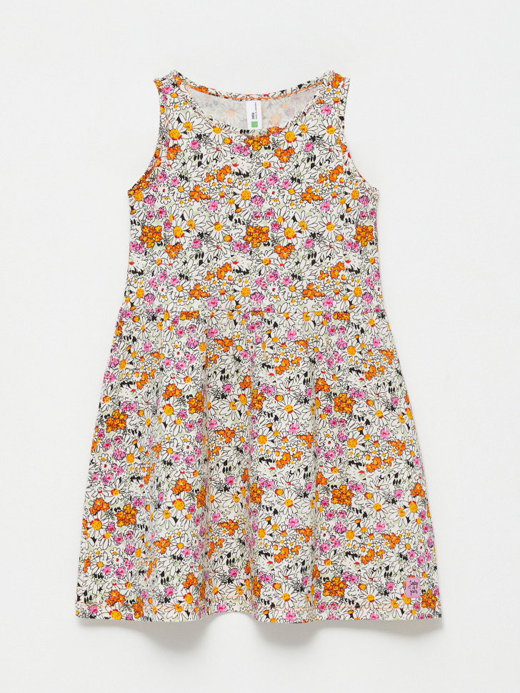 

Трикотажное платье с принтом для девочек, Фиолетовый