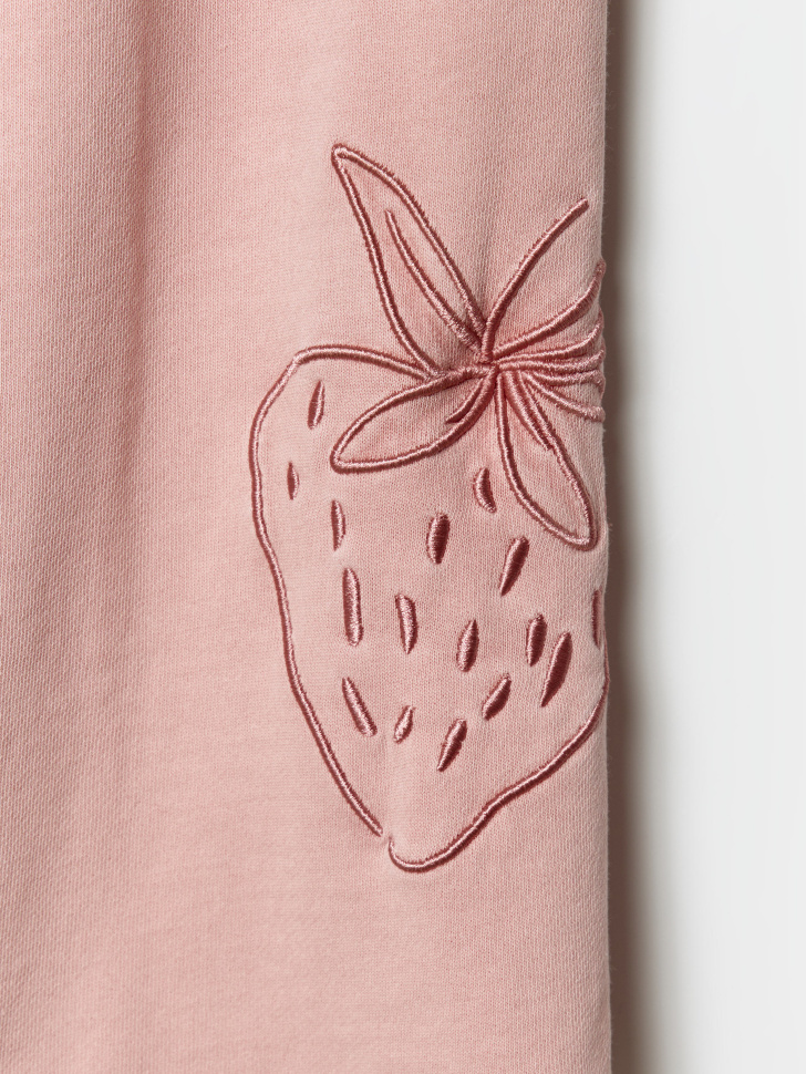 широкие брюки с вышивкой для девочек по цене 1899 руб вид справа