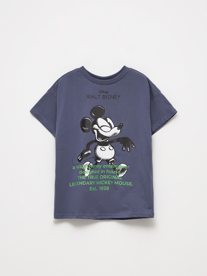 

Футболка с принтом Disney Mickey Mouse для девочек, Фиолетовый