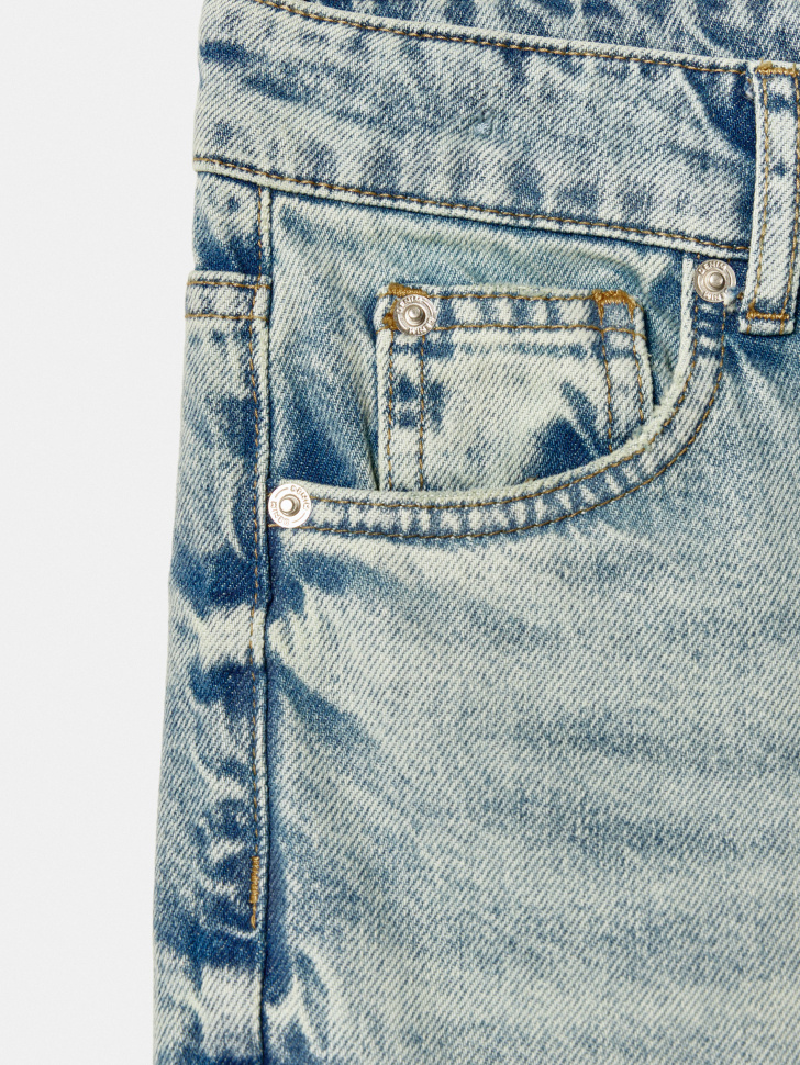 свободные джинсы багги для мальчиков из россии вид сбоку