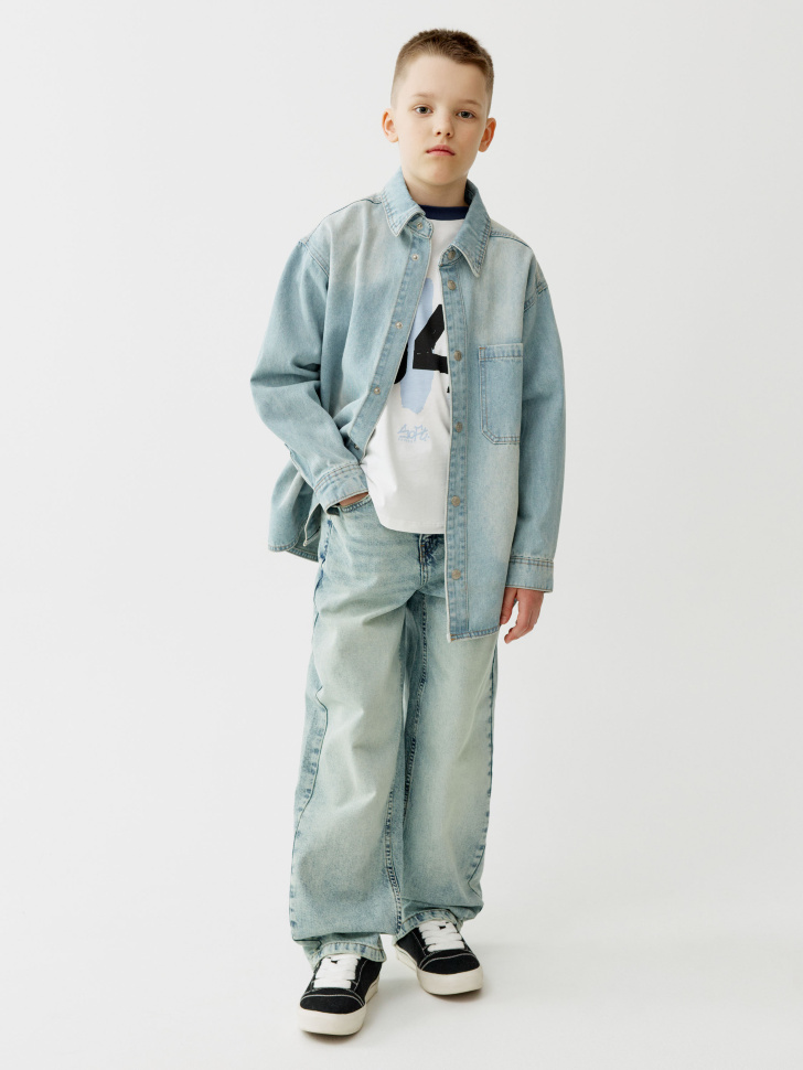 свободные джинсы багги для мальчиков 4610517614858 фотография