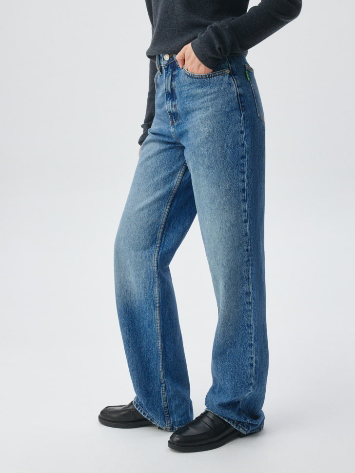 Джинсы WIDE LEG TALL. Фото №4