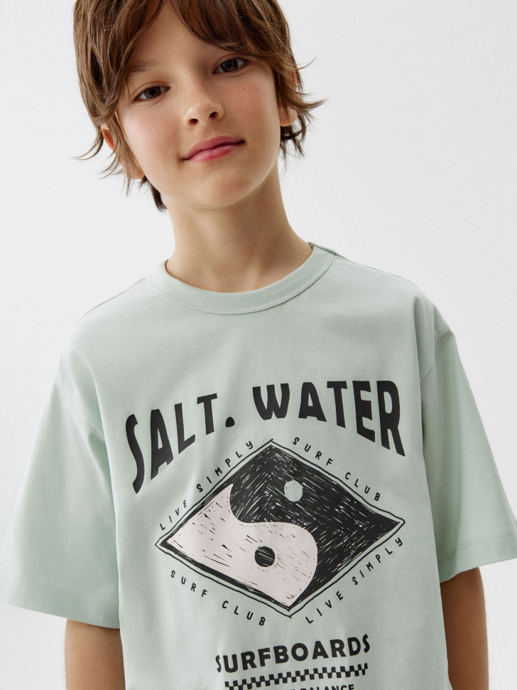 набор из 2 футболок для мальчиков по цене 1299 руб вид справа