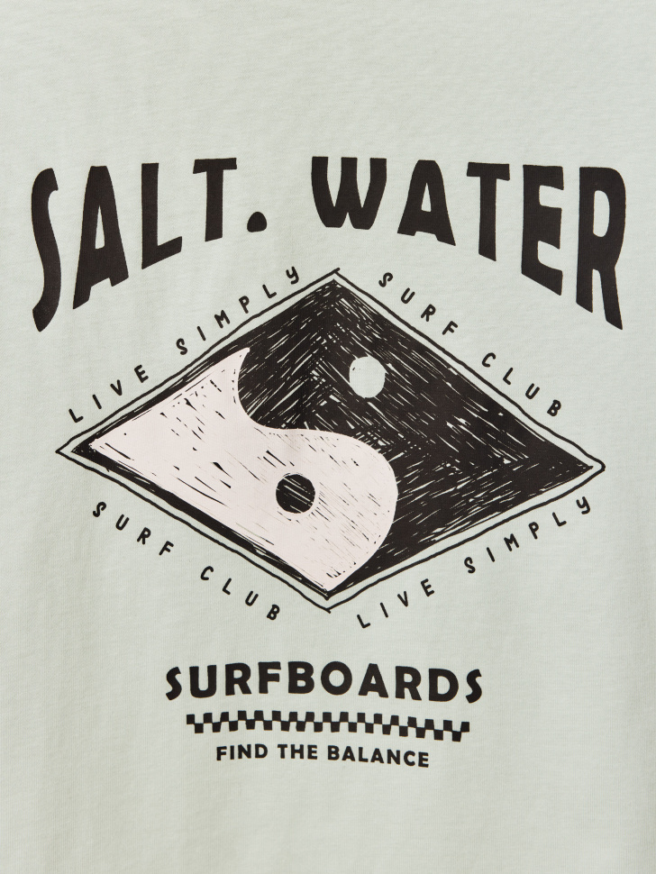 набор из 2 футболок для мальчиков из хлопка спереди