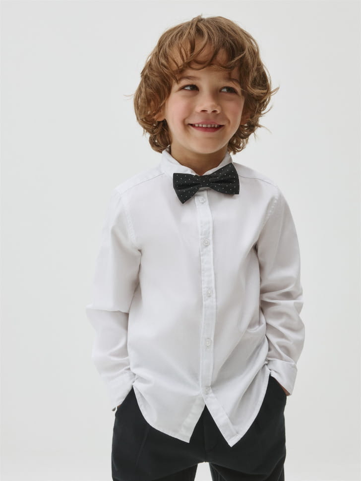 

Классическая белая рубашка для мальчиков