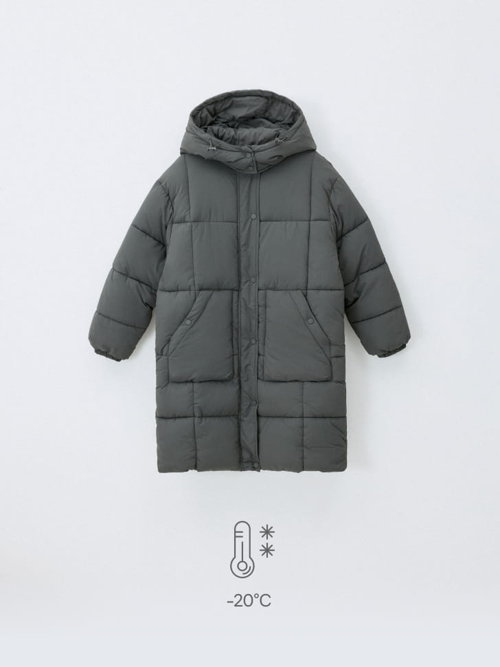 

Зимнее стеганое пальто для девочек