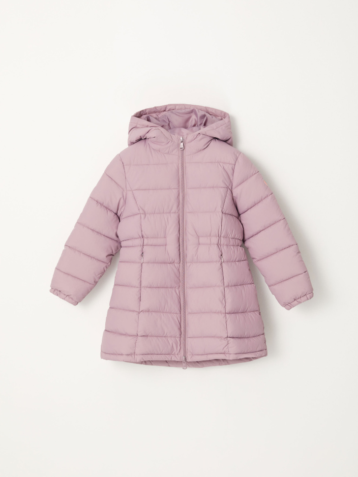 Стеганое пальто  для девочек (фиолетовый, 116/ 6-7 YEARS) от Sela