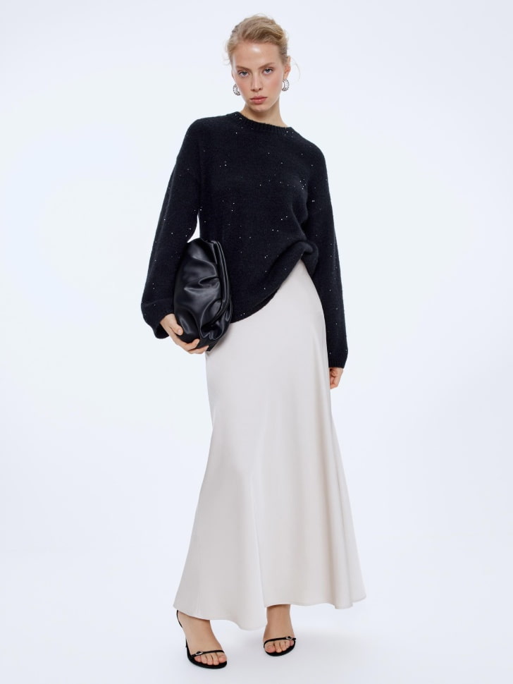 

Сатиновая юбка макси, SL5812011903