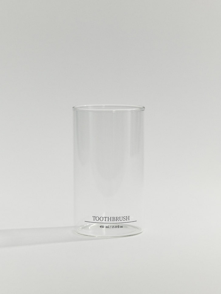 Стакан для зубных щеток, прозрачный, арт. 001