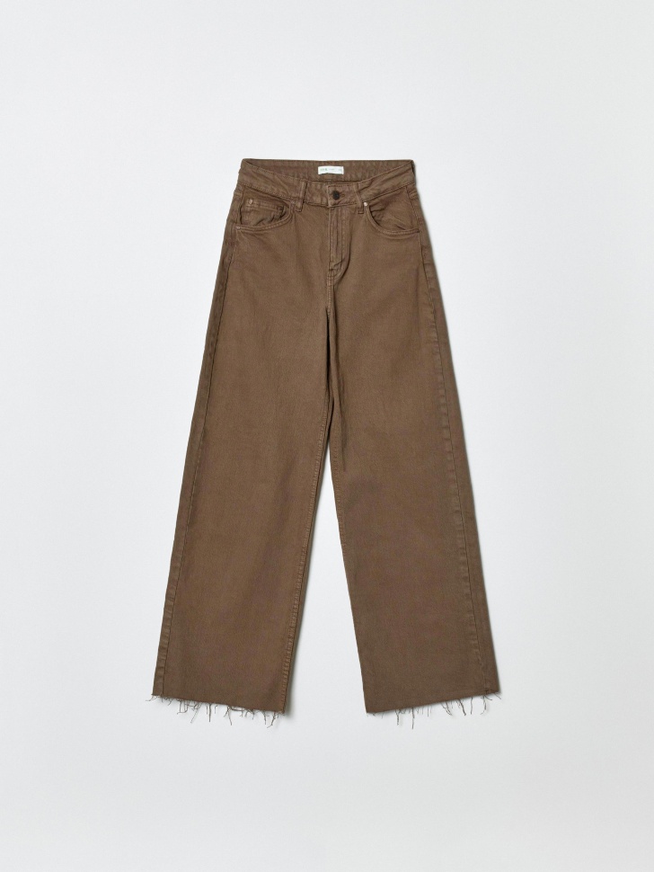 джинсы loose straight из хлопка спереди