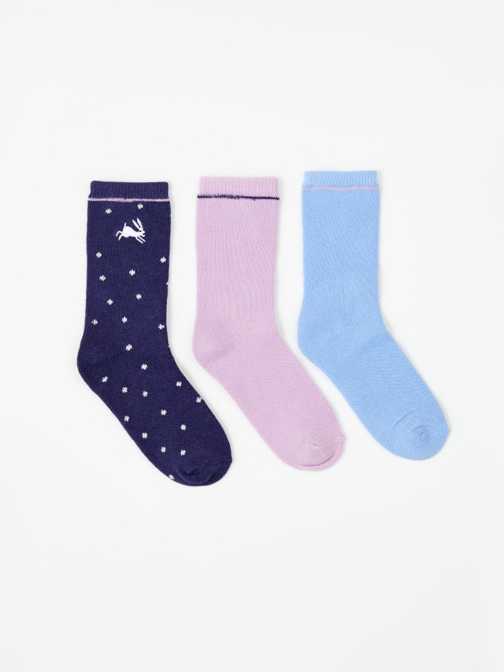 

Набор из 2 пар носков для девочек