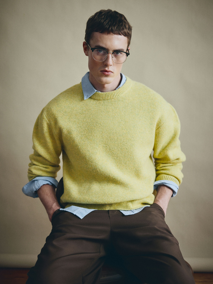 вязаный джемпер с содержанием шерсти 4610517270269 фотография