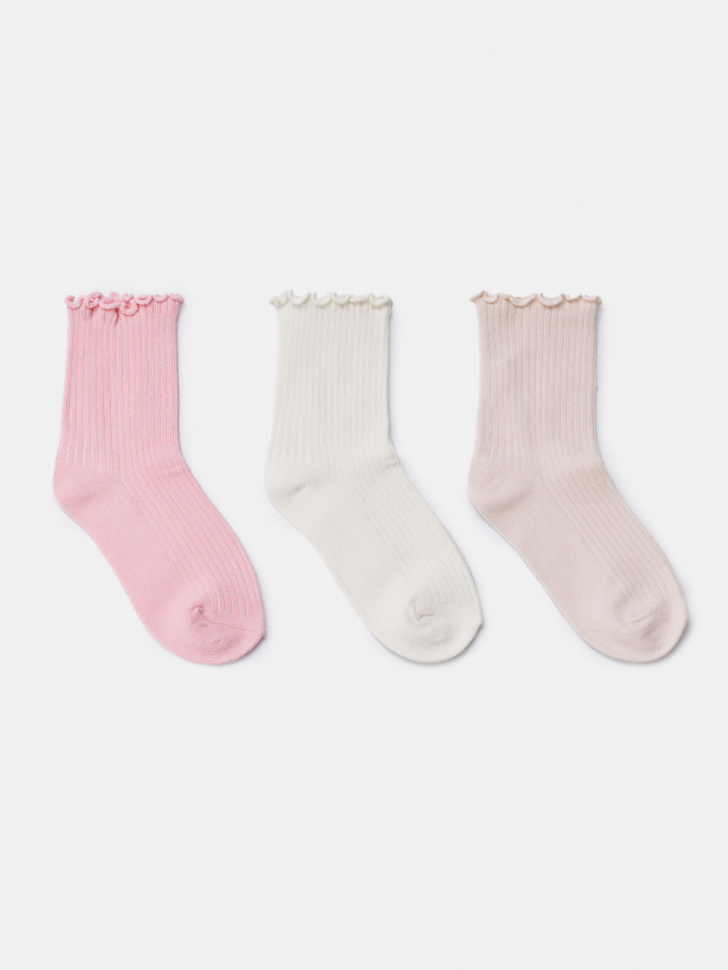 Набор носков Sela для девочек, разноцветный, арт. 45405