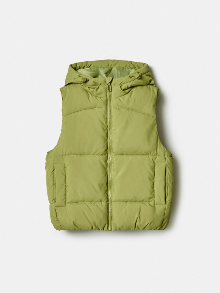 Утепленный жилет SELA для мальчиков, зеленый, арт. 41648