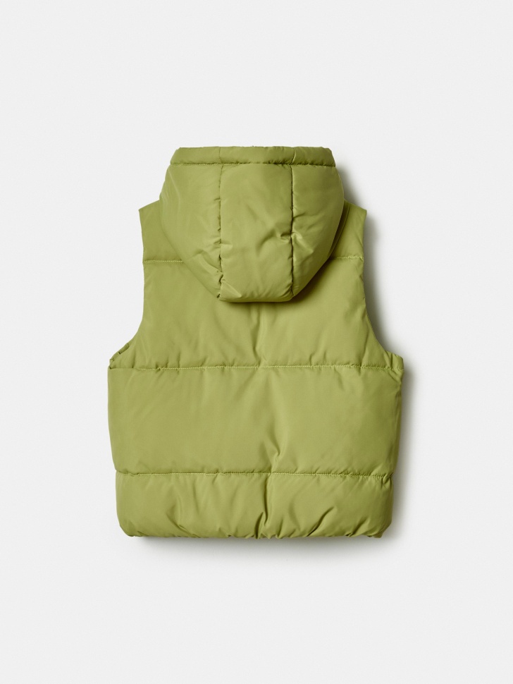 жилет с капюшоном для мальчиков из россии вид сбоку