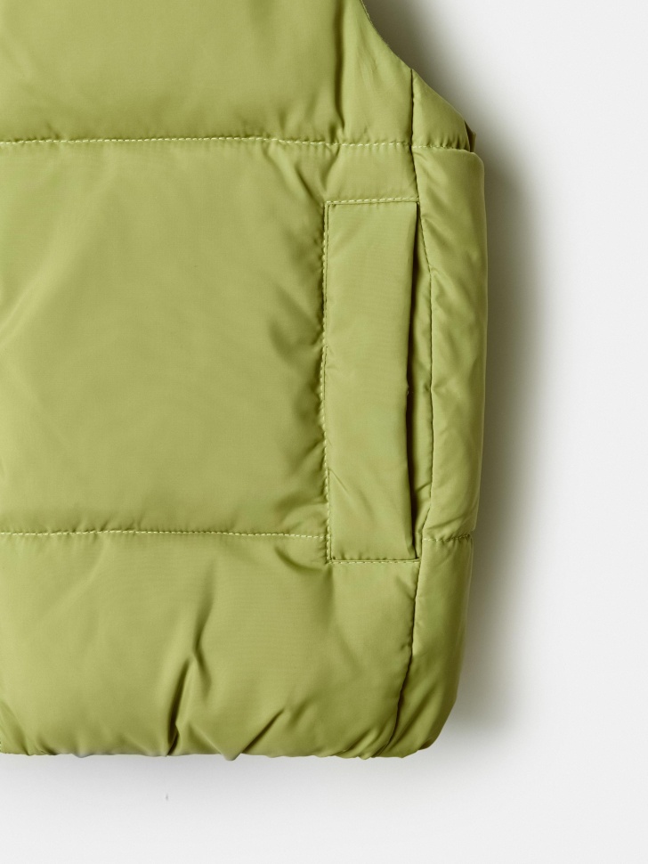 жилет с капюшоном для мальчиков универсального стиля с лицевой стороны