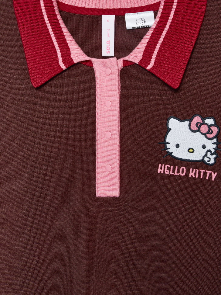 Джемпер с вышивкой Hello Kitty из линейки SELA Young. Фото №9