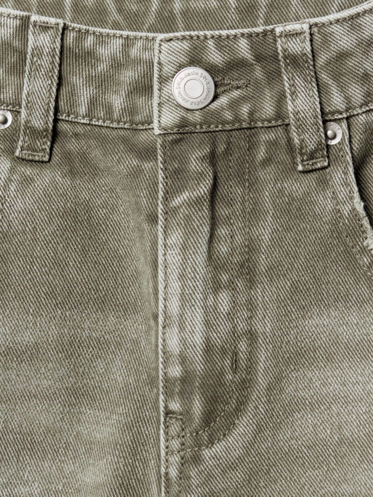 удлиненные джинсовые шорты детские по цене 2599 руб вид справа