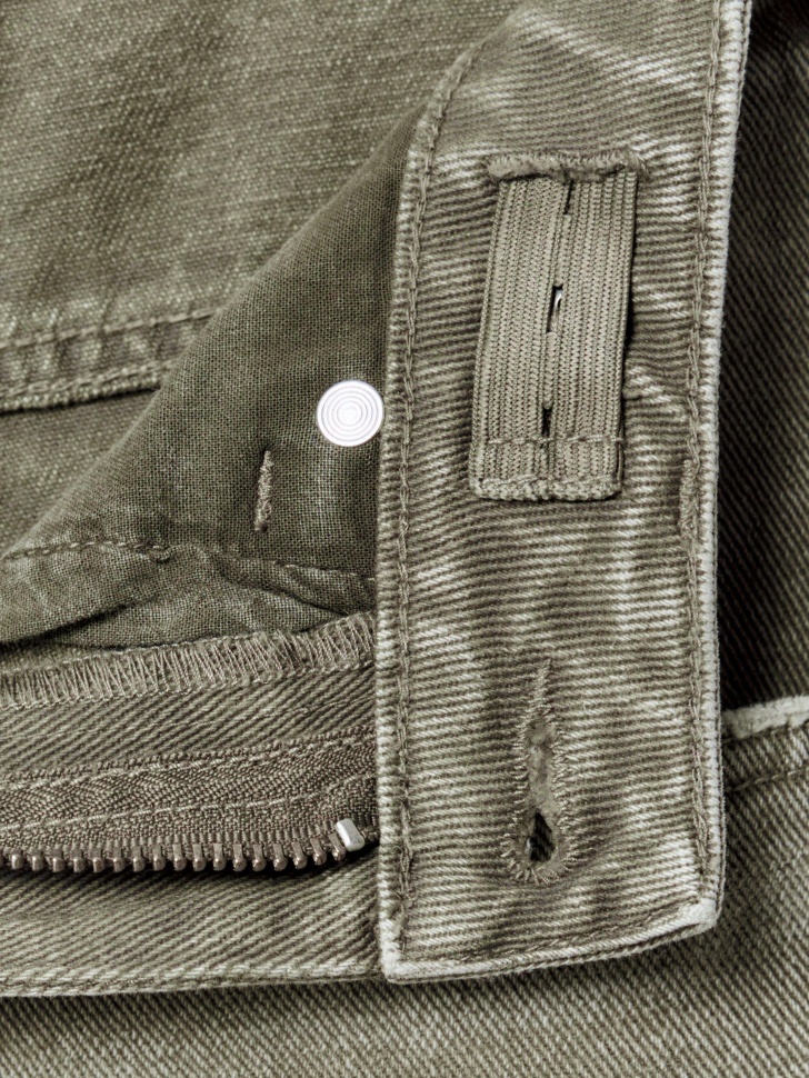 удлиненные джинсовые шорты детские из россии вид сбоку