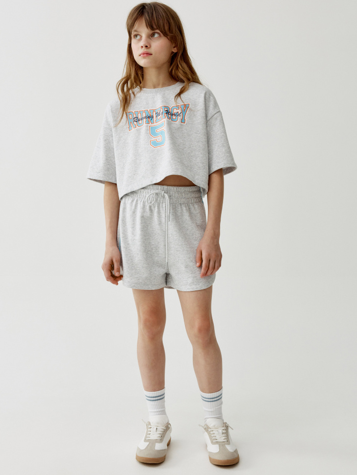 трикотажные шорты для девочек 4610517969668 фотография