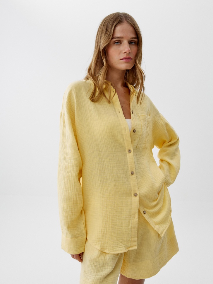 рубашка оверсайз из муслина 4610517779106 фотография