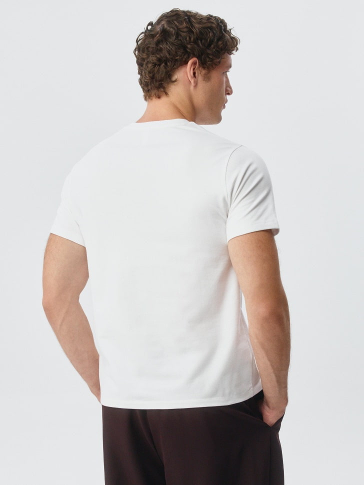 Футболка ADAM SLIM FIT базовая. Фото №4