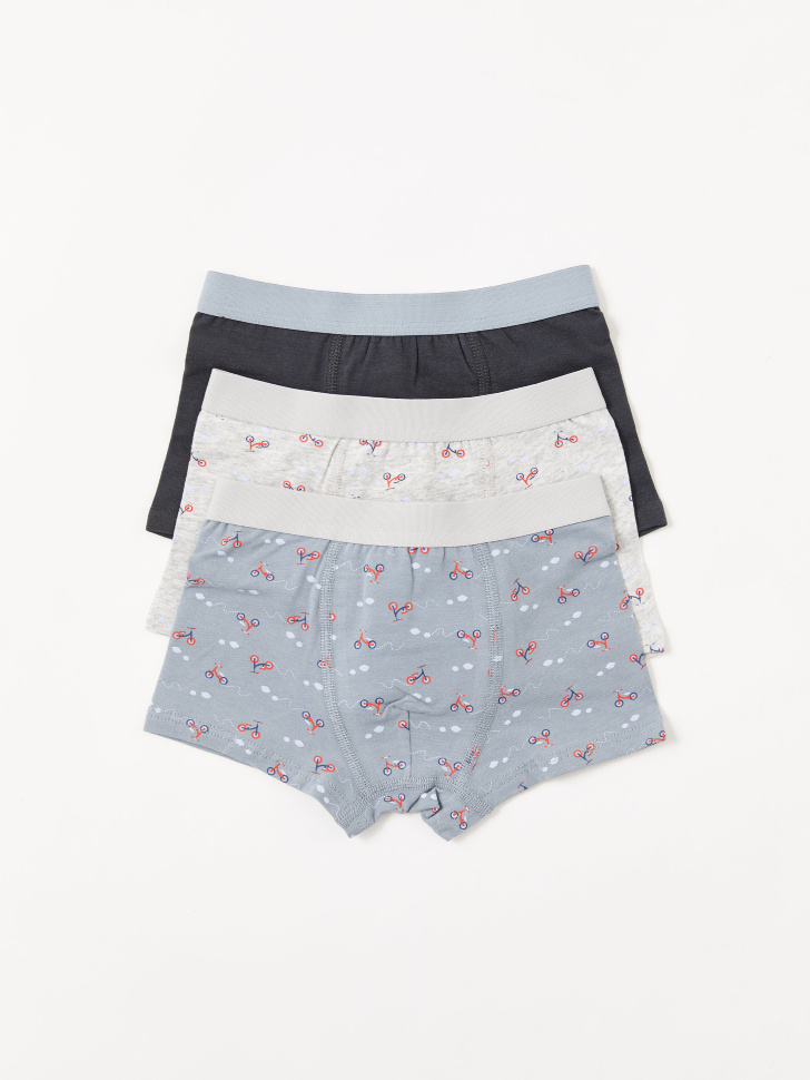 

Набор из 3 трусов-боксеров для мальчиков, Принт