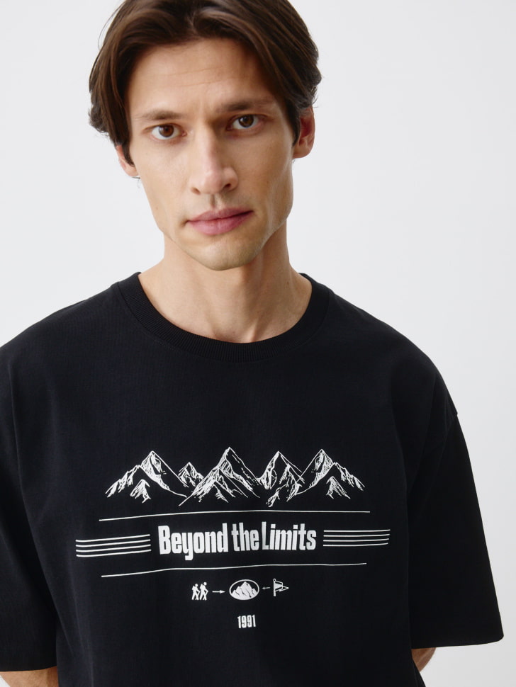 футболка oversize fit с принтом 4680798733661 с промокодом