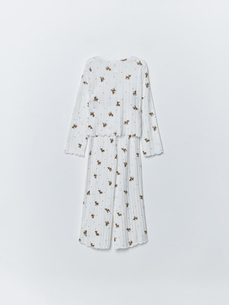 пижама с принтом для девочек 4680798753706 по акции