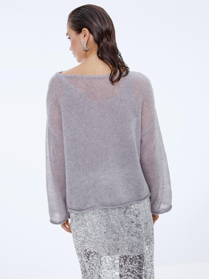 вязаный джемпер из смесовой шерсти 4610517190109 с промокодом